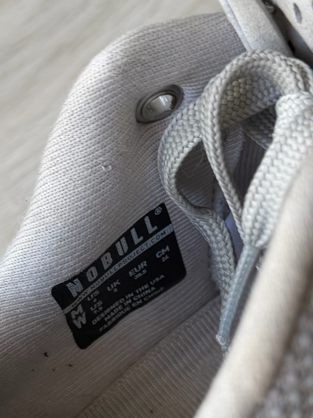 NOBULL Unisex Knit Training Sneakers in Light Gray Women’s 7.5 Activewear - Picture 7 of 9